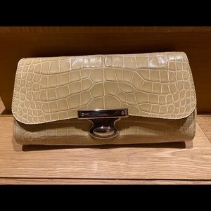 Marc Jacobs Beige Alligator Skin Clutch $5,700